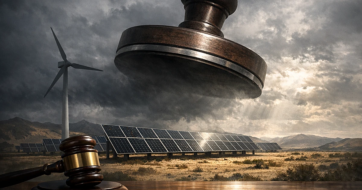 Judge Blocks Trump Wind and Solar Permitting Rules