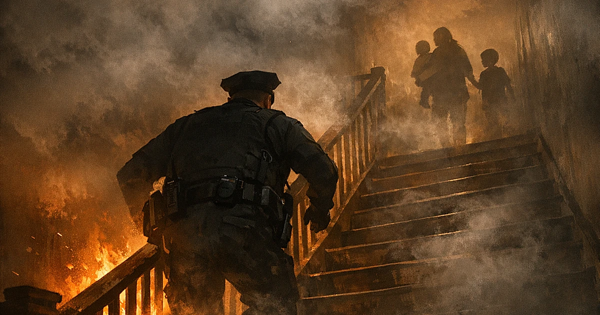 Chattanooga Officer Rescues Family From Burning Home